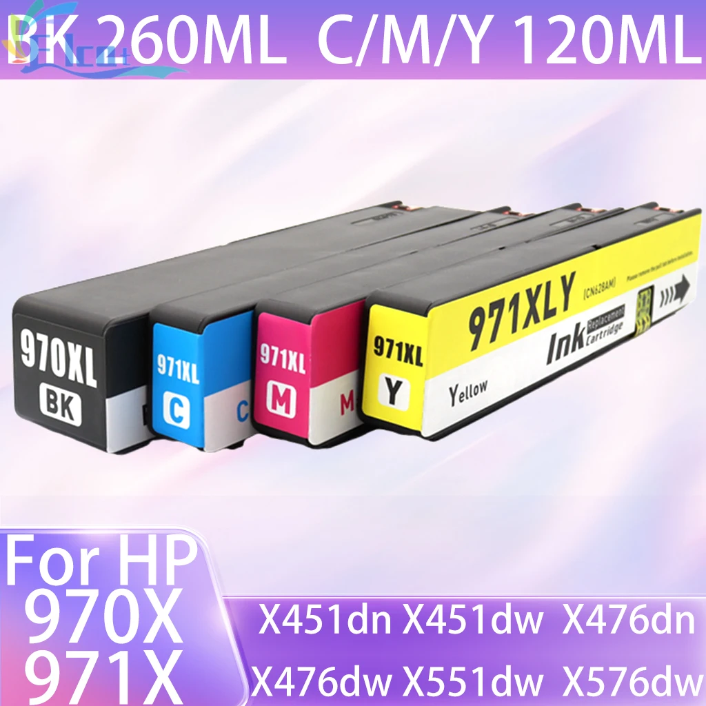 

970 971 970XL 971XL картридж для HP 970, совместимый с принтером HP Officejet Pro X451dn X451dw X476dn X476dw X551dw X576dw