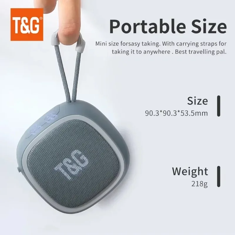 TG659 Mini Wireless Powerful Bluetooth Speaker TWS Bluetooth 5.3 Sound Box HIFI Loudspeaker Support TF Card Radio image 5