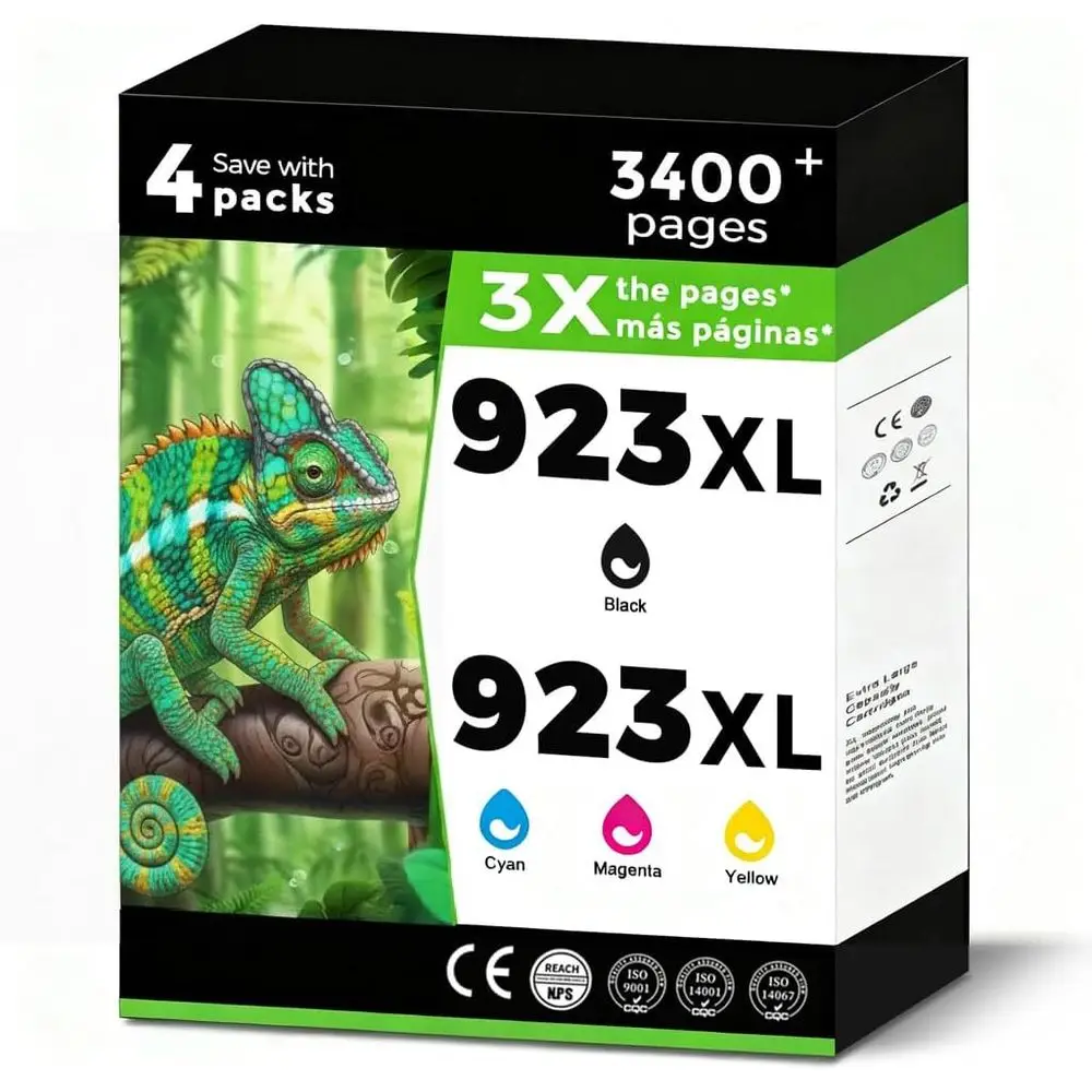 

Чернильные картриджи 923XL (923e) для принтеров HP OfficeJet Pro 8130e, 8135e, 8125e, а также 923e XL, HP 923, 8122e, 8124, 8124e, 81