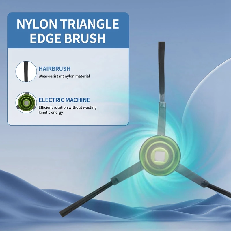 Akcesoria zamienne dla Yeedi Cube/Yeedi CC odkurzacz Robot główna szczotka boczna filtr Hepa ścierka do mopa woreczek pyłowy