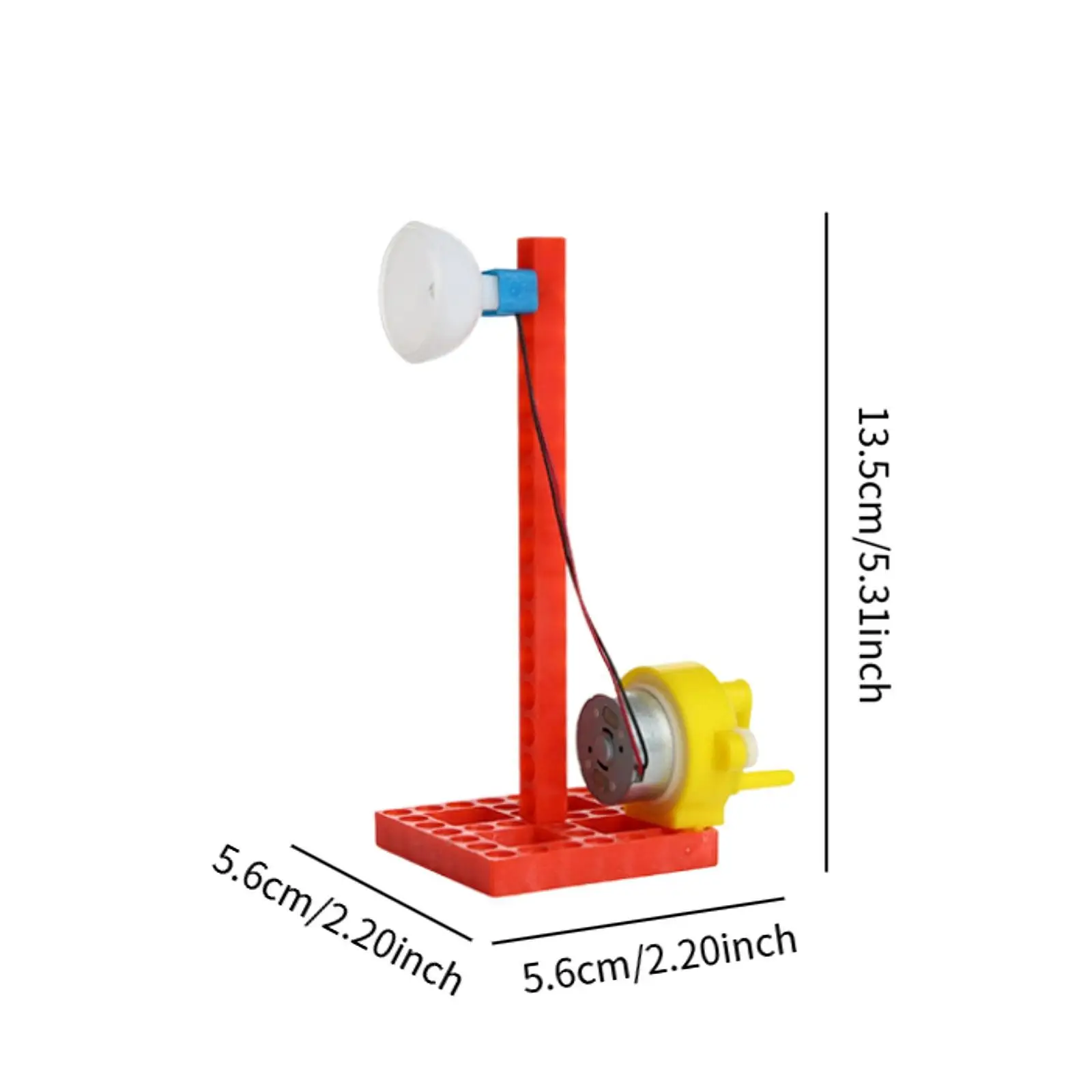 Handheld Crank Generator Detachable Compact Easy to Use Portable Physics Teaching Aid for Learning Science Physical Children