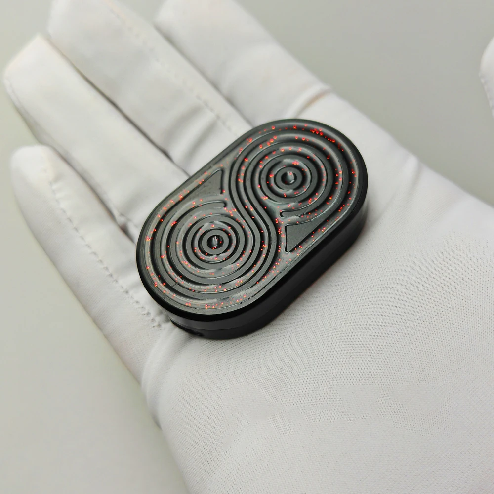 XueFuTu 3.0 gira esquerda e direita 360 °   Edc mecânico push slider adultos alívio do estresse brinquedo alívio do estresse gadgets ansiedade brinquedos