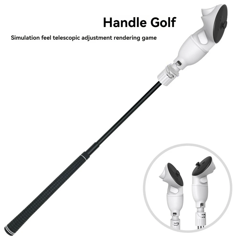 VR Golf Club Handle Grip Retractable Golf Grip Adapter VR Golf Simulator Handle for 3S VR Game Accessories