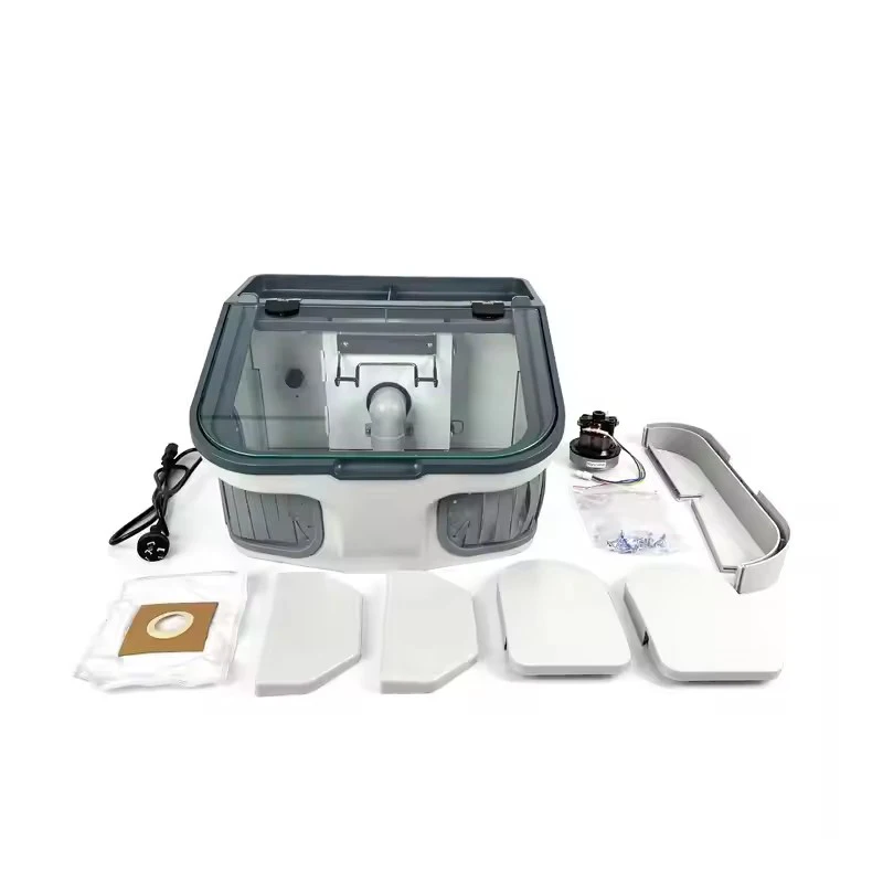 Dental Lab Dust Collector Dental Vacuum Cleaner Dust-proof Cover Polishing Box Sandblaster Dentist Tools