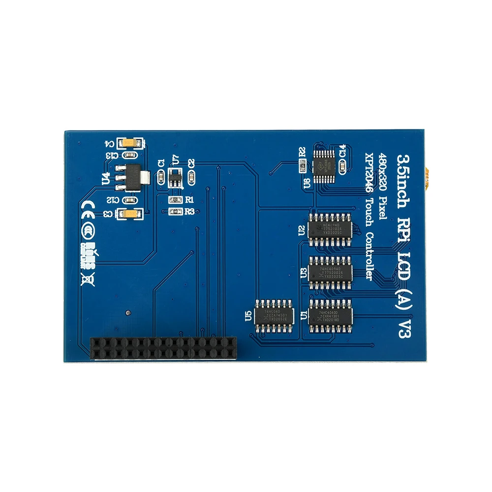 3.5 Inch TFT Touch LCD Display Module 480x320 SPI Interface XPT2046 Touch IC 5V for Raspberry Pi P1 P2 P3 Video Playback On‑Screen Keyboard