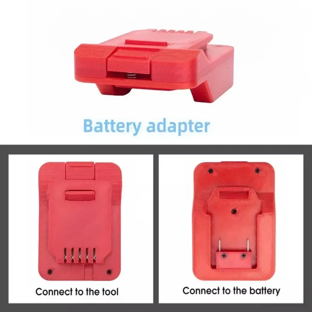 Adattatore batteria per convertitore batteria al litio Lidl Parkside X20V TEAM PER utensili elettrici a batteria serie FERREX 20V (solo adattatore)