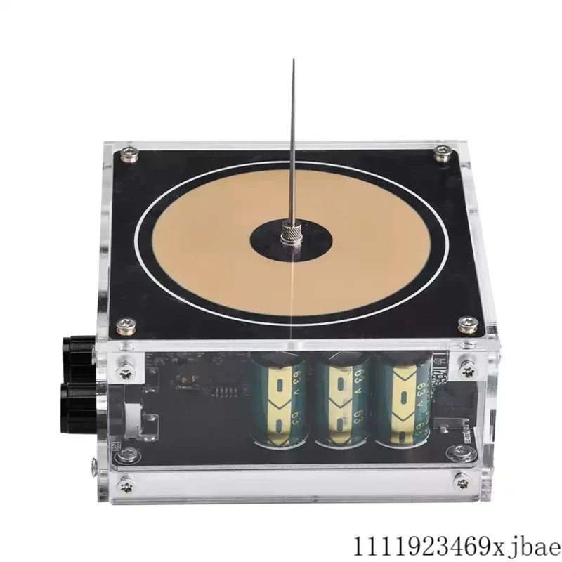 For BT Dual Mode Music Tesla Coil Box, Touchable Artificial Lightning Scientific Experiment Kit with Audio Input