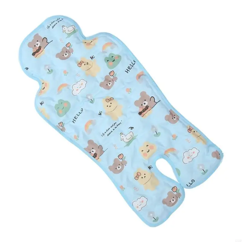 

Universal Baby Cooling Pad Pushchair Lining Soft & Breathable Pram Cushion for Strollers Dining Chair 66x32cm