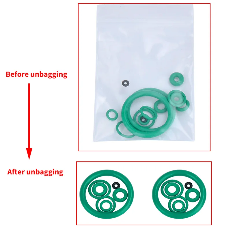 Tactical Airsoft Magazine Fluorine Rubber O Ring Green Flat Silicone Ring Seal Gasket Gas Valve Key For GBB Glock G17 19 P1