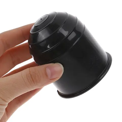 50 मिमी काला सिल्वर कार टो हुक बॉल कवर कैप टो हुक कैप हिच कारवां ट्रेल टोइंग टो हुक टोबॉल ट्रेलर सहायक उपकरण 12 best sales टो हुक कवर - №5