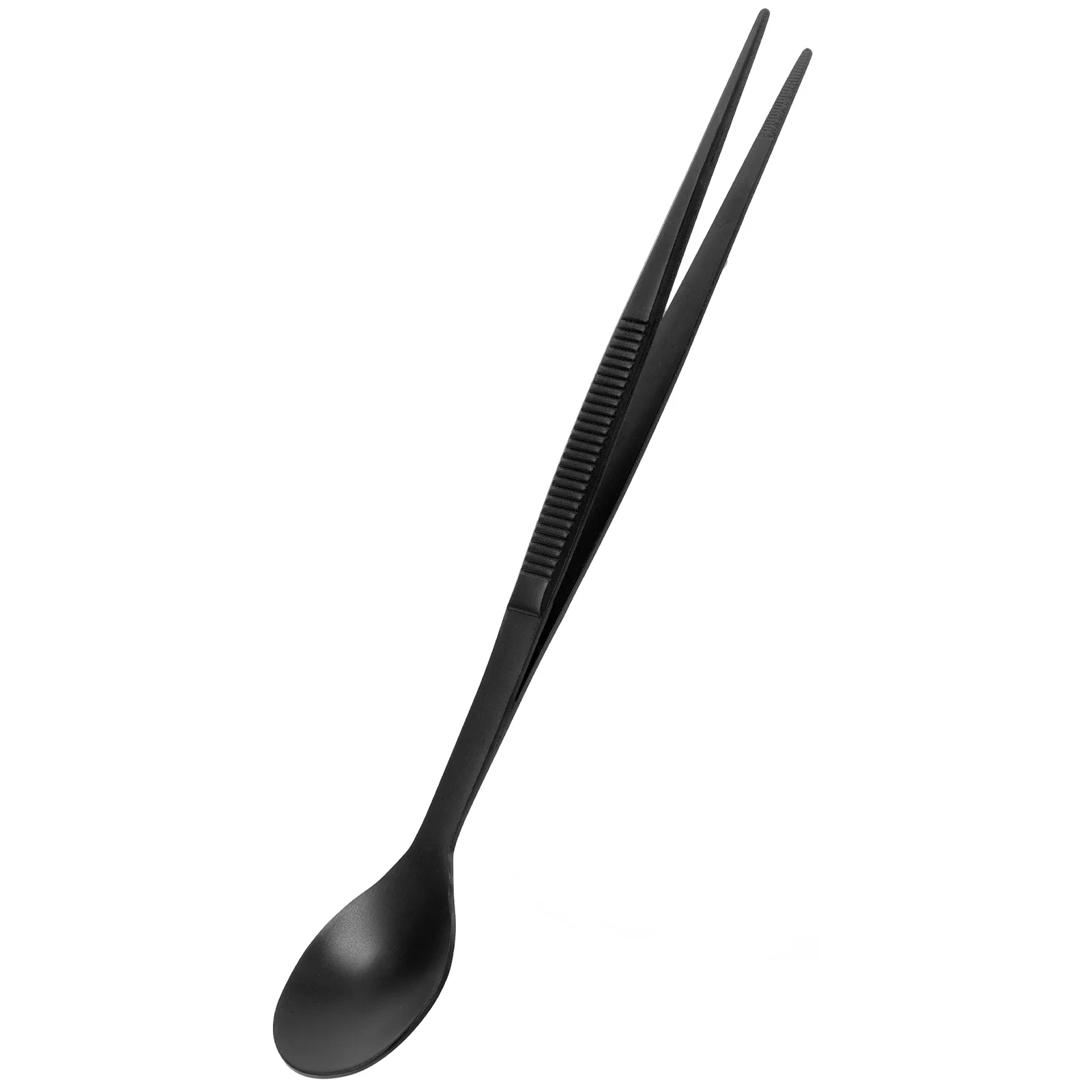 Stainless Steel Flavor Test Spoon Sauce Chef Spoons Tweezers Chopstick Salad Tongs Metal Tasting Grilling Bar