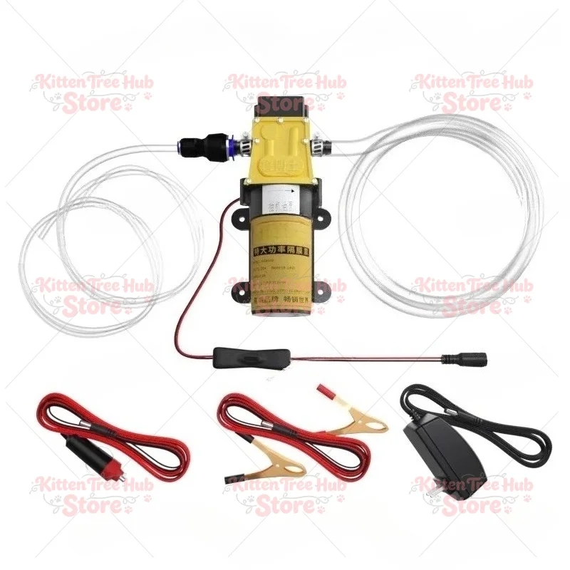 Self-service oil change pump manual oil suction device