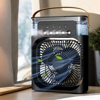 USB Humidifier Fan with 5 Sprays for Office, Dorm, and Home Use – Aromatherapy, Cooling Air Conditioner & Water Filling Fan