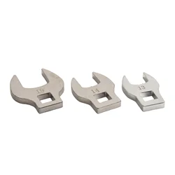 8Pcs 3/8In Drive Crowfoot Wrench 10 To 19mm Metric Foot Open End Spanner Metric Ratchet Wrench Adjustable Wrench Hand Tools
