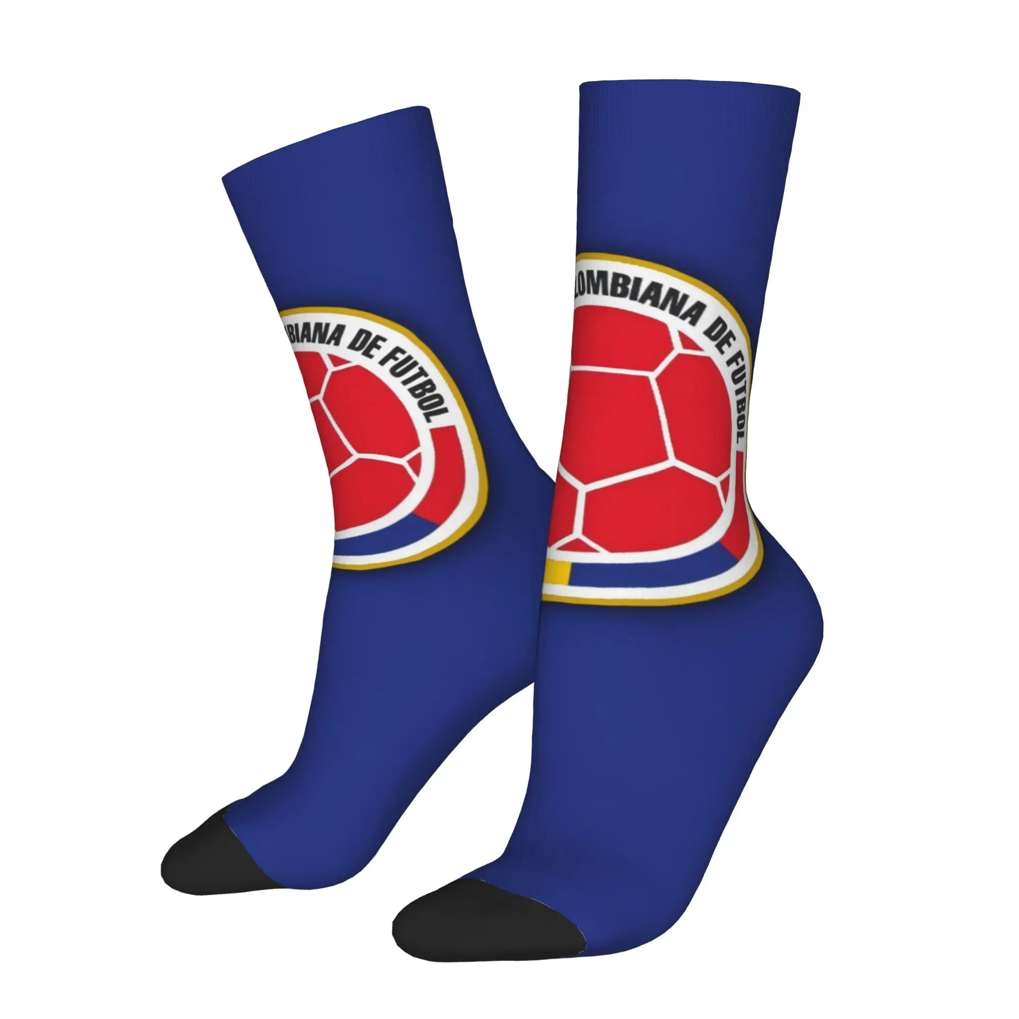Funny Happy Colombia Retro Harajuku  Hip Hop Novelty Pattern Sock Match Day Essentials