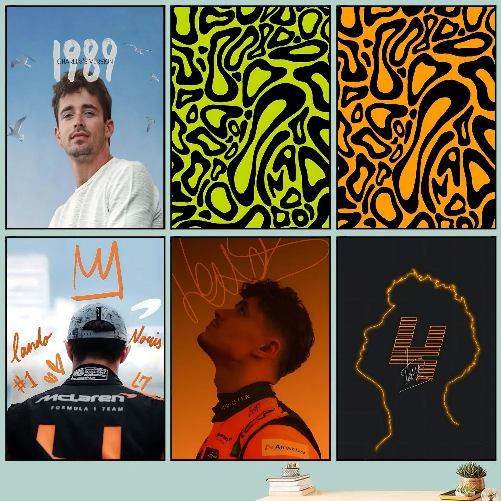 f1-Формула-1-l-Ландо-Норрис-постер-настенные-панно-для-гостиной-осенний-декор-спальня