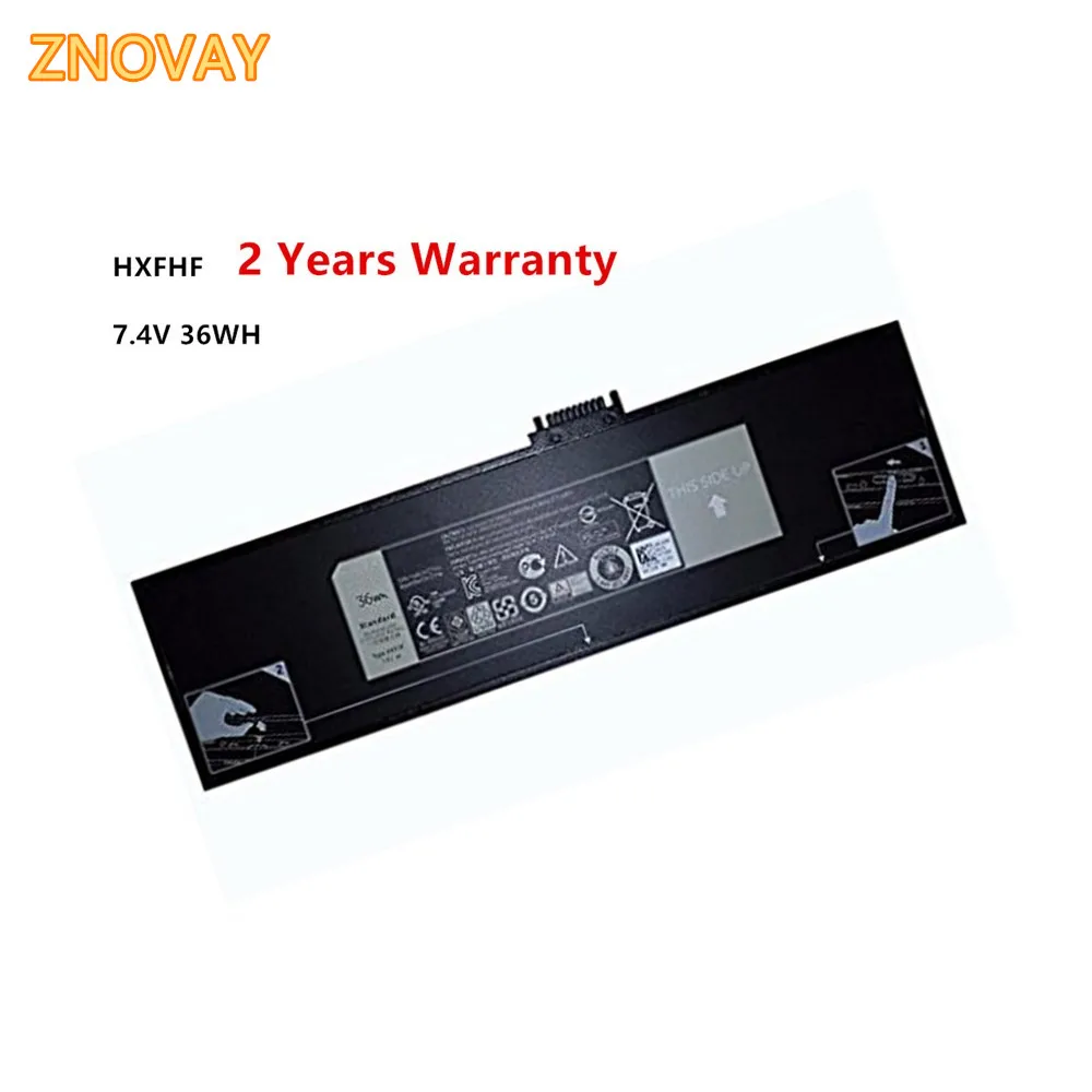 ZNOVAY HXFHF VJF0X VT26R XNY66 7.4V 36WH Laptop Battery For Dell Venue 11 Pro 7130 7139 7310 TABLET