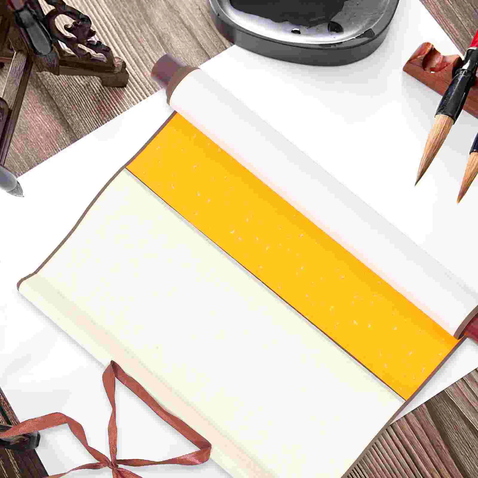 Blank Scroll Rice Paper for Calligraphy Drawing Multi Function Scroll For Painting Supplies Chinese Painting Decor