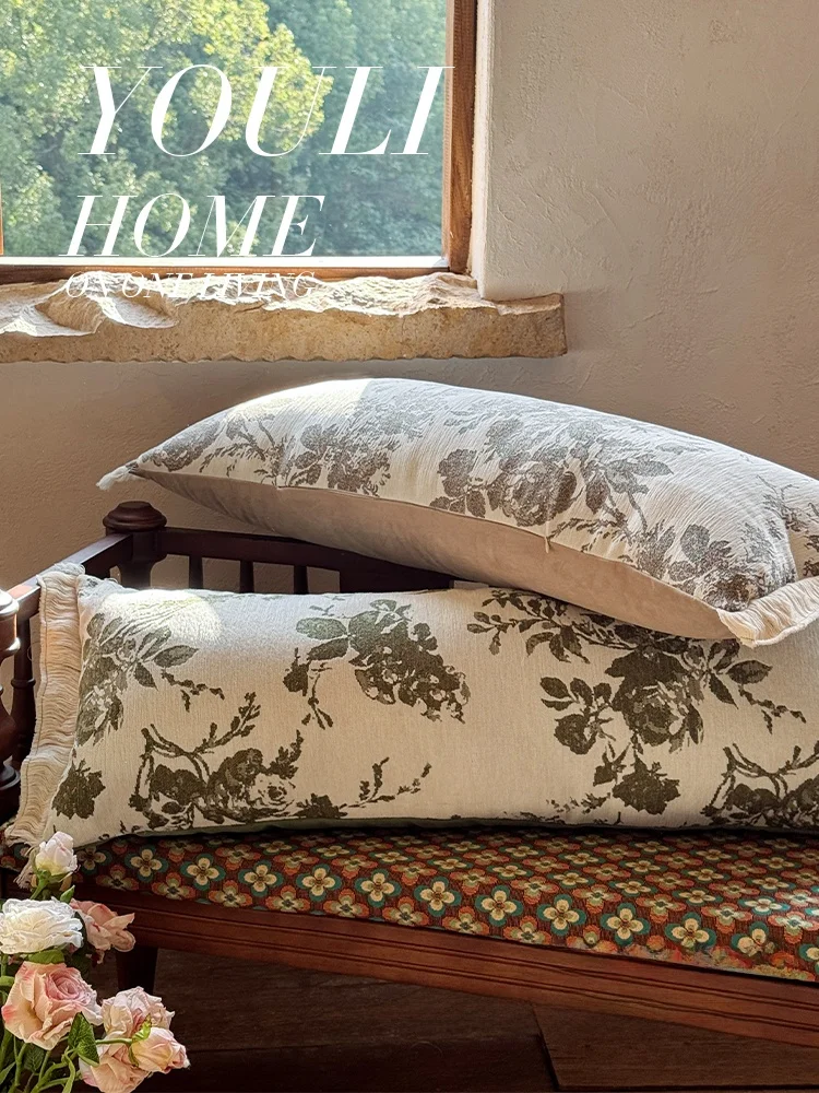  Long Pillow Sofa Bed Window  Cushion Backrest Pillow Cover Rectangular Home Decorative Polyester Fiberfill
