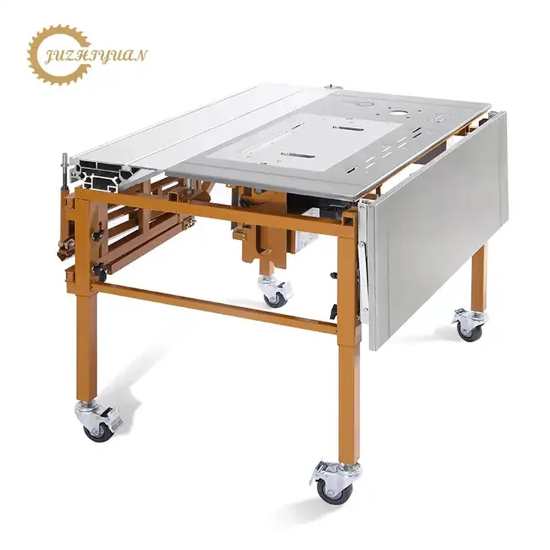 Rocker Arm Sliding Table Panel Saw 45-90 Degree Cutting Machine Multifunctional Folding Woodworking Panel Saw