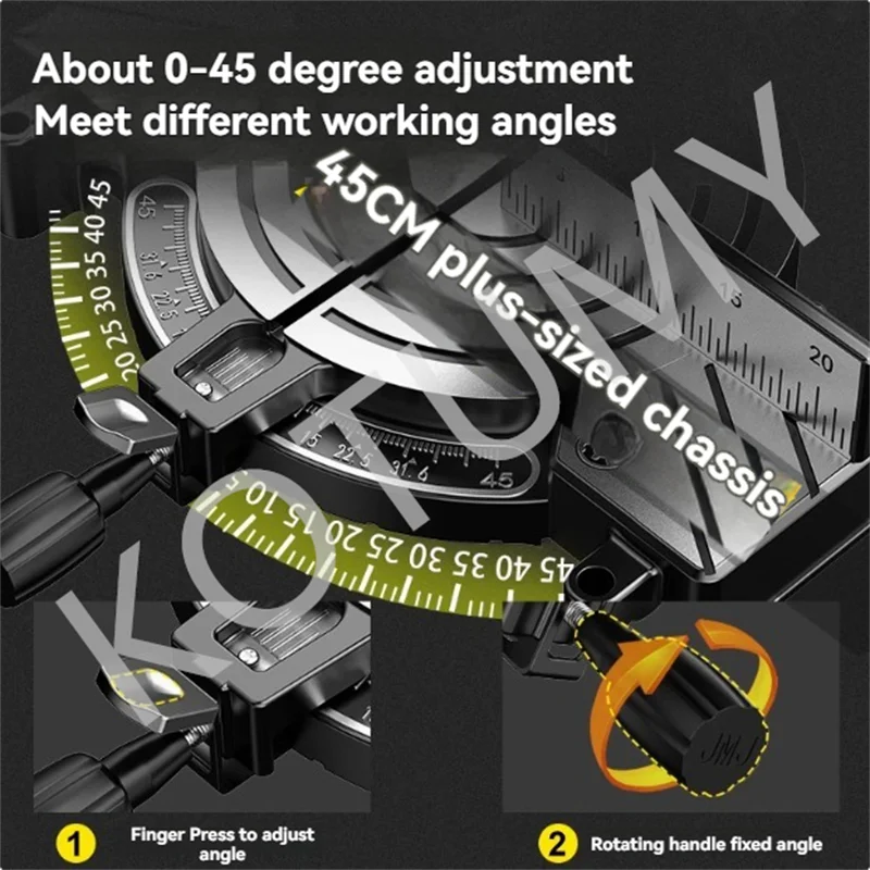 

10 Inch Aluminum Profile Cutting Machine 2200W Multifunctional Circular Saw 220V Electric Concrete Saw 45 Degree Cutting