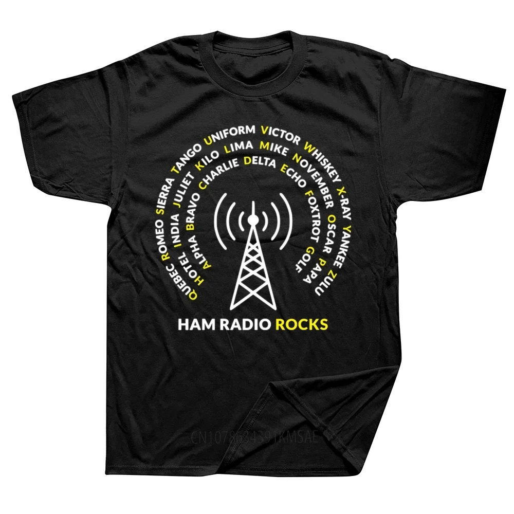 Funny Amateur Ham Radio Operator T Shirts Summer Graphic Cotton Streetwear Short Sleeve Birthday Gifts T-shirt Mens Clothing