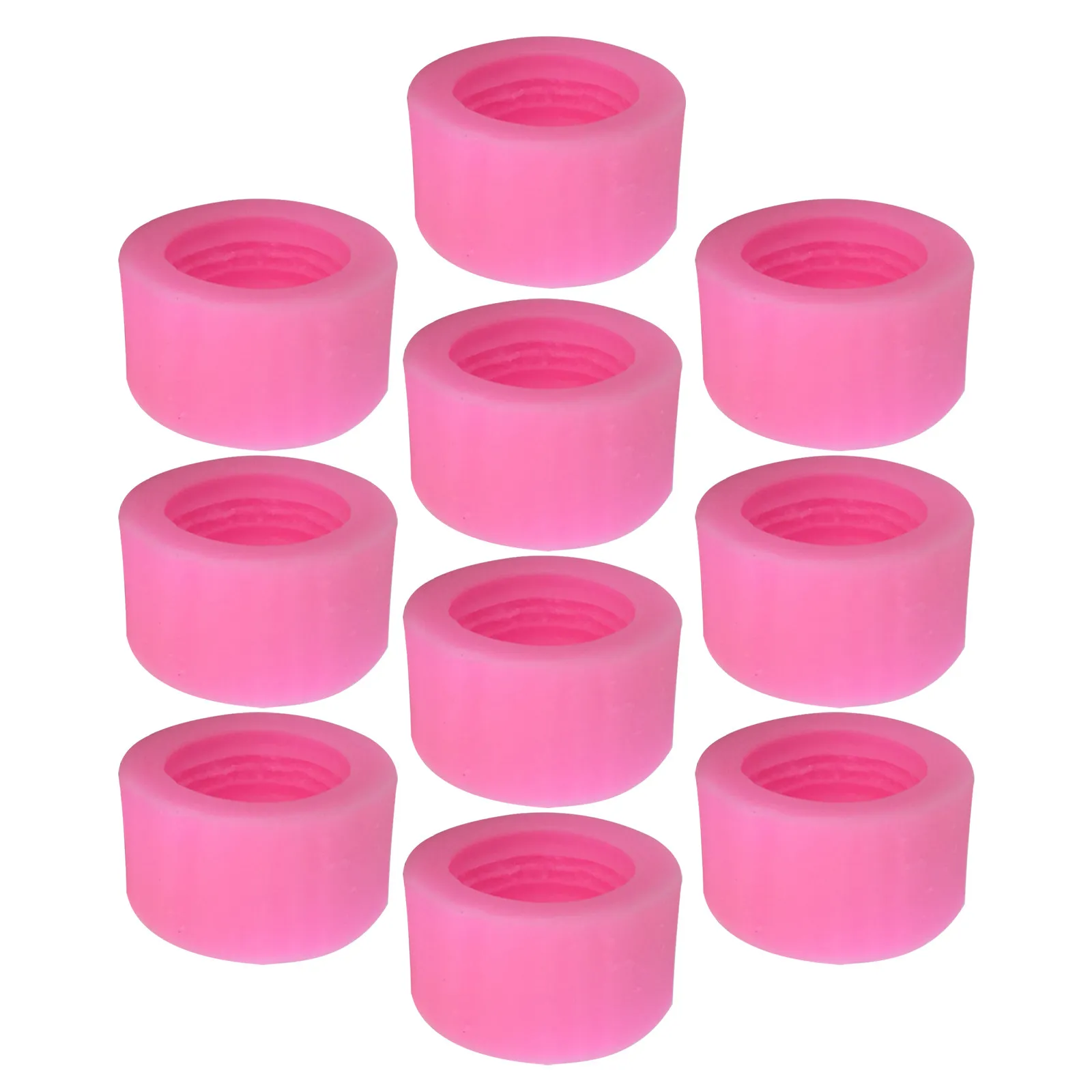 10 Moldes de Silicona 3D para Macarons, Flexibles, de Grado Alimenticio, Fáciles de Desmoldar, para Hornear Macarons, Chocolates, Fondant, Decoraciones y Jabones