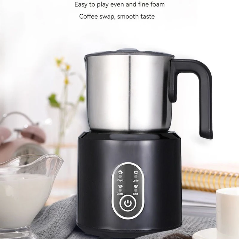 700ML Automatic Hot Cold Milk Frother Foamer Warmer for Latte, Foaming Maker for Coffee, Chocolates, Cappuccino