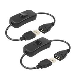 28cm USB Cable with Switch ON/OFF Cable Extension Toggle for USB Lamp USB Fan Power Supply Line Durable HOT SALE Adapter