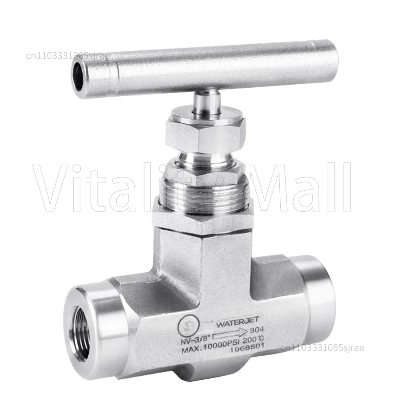 

1/4 "3/8" 1/2 "BSP внутренняя резьба высокого давления 10000 фунтов на квадратный дюйм из нержавеющей стали 316, запорный игольчатый шаровой клапан J13-320P, контроль потока крана