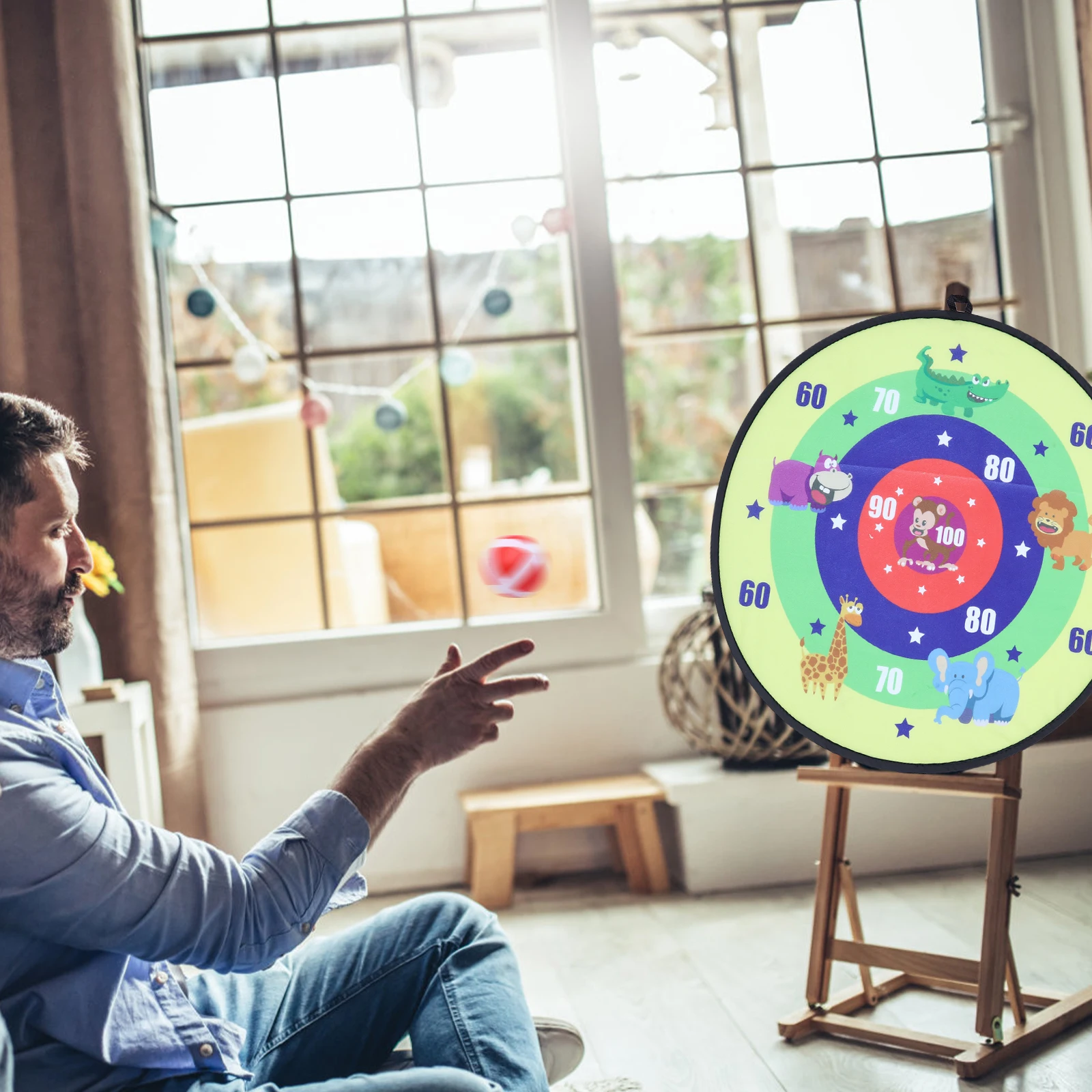 لزجة رمي السهام للأطفال لزجة الكرة الهدف لعبة ألعاب رياضية تعليمية اللعب مجلس لعبة متعة في الهواء الطلق رمي السهام لعبة داخلي