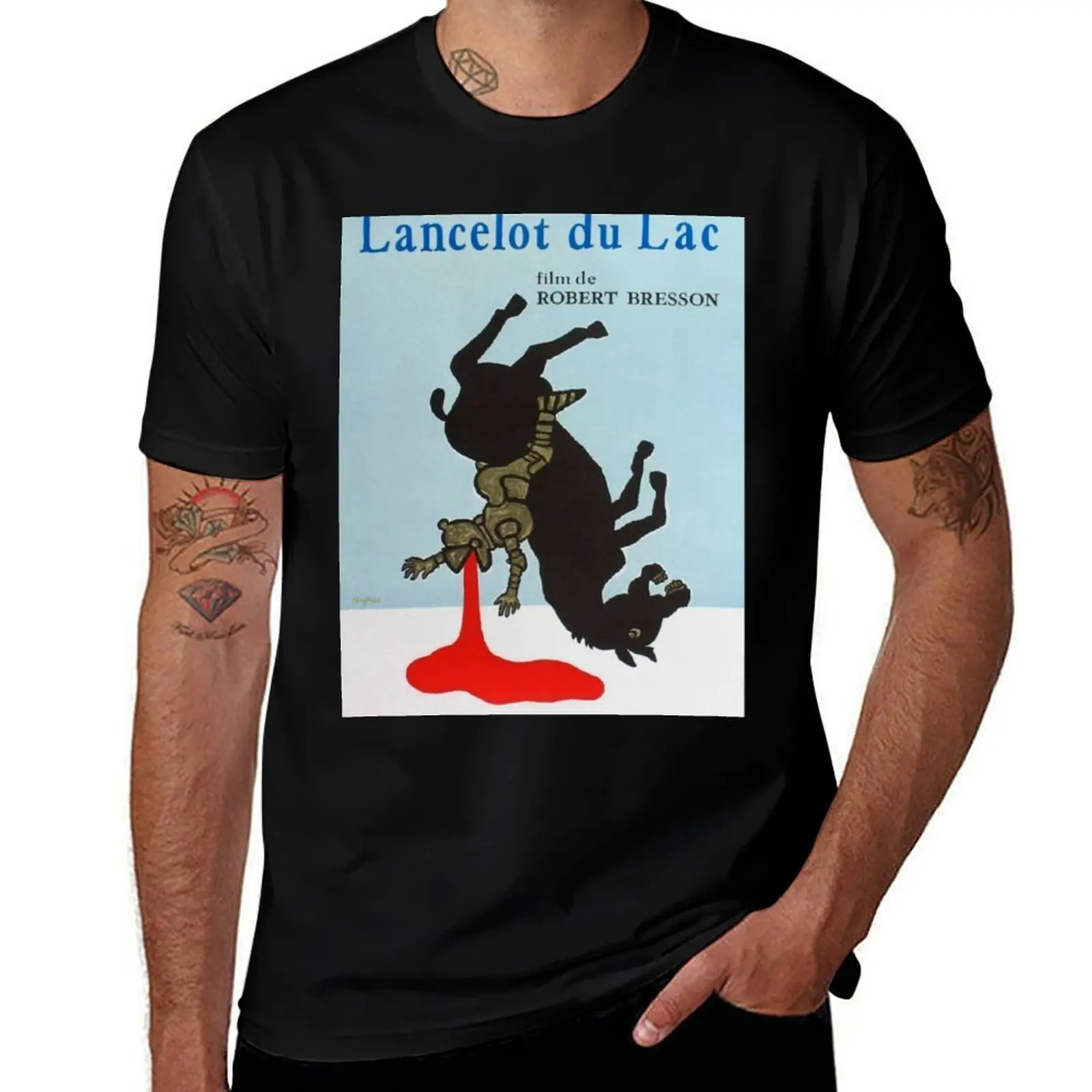 Lancelot du Lac - Robert Bresson film T-Shirt oversized t shirt graphic t shirt vintage designer t shirt men