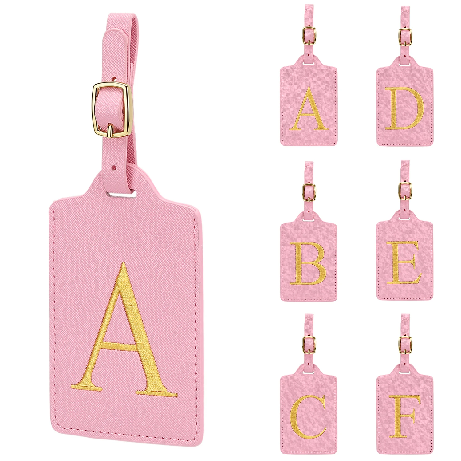 Travel Accessories Pink - Étiquettes de bagages MIYIN 26 lettres