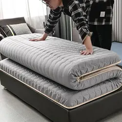 Matelas Pliant Confortable en Mousse à Mémoire de Forme, Coussin Respirant Antifavorable, Couette de Couchage, Tapis hypothécaire ami