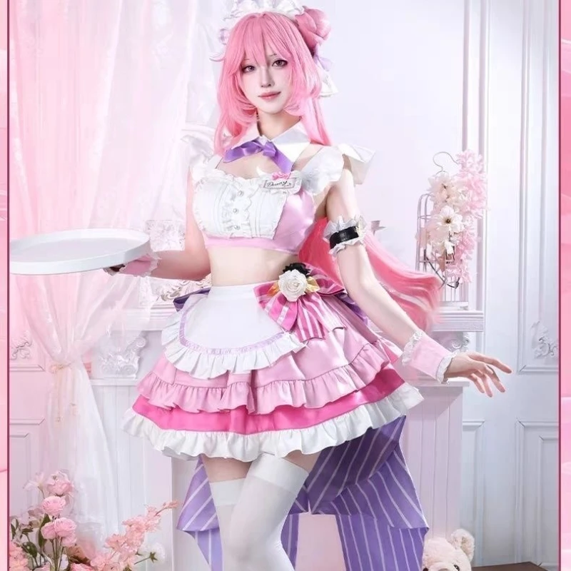 

IN STOCK Dorothy Nikke Cosplay Costume Wig Game Goddess of Victory Doro Cosplay Maid Dress Halloween Outfits for Women