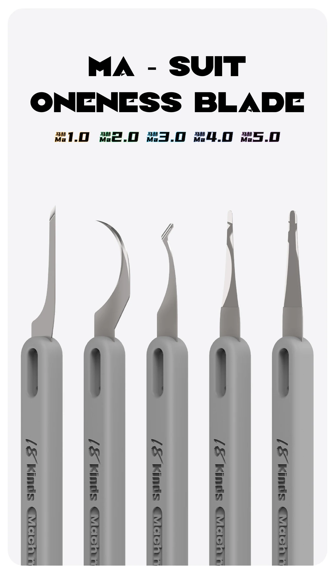 MA Series Integrated Blade Set for Phone CPU IC Removal NAND Disassembly Glue Scraping and Phone Motherboard Repair Tool Kit