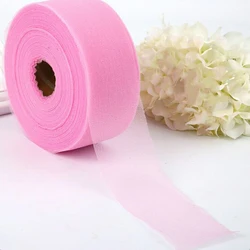 50 Yards Snow Organza Ribbon DIY handmade material headwear For Hair Bows Butterfly Crafts Accessories