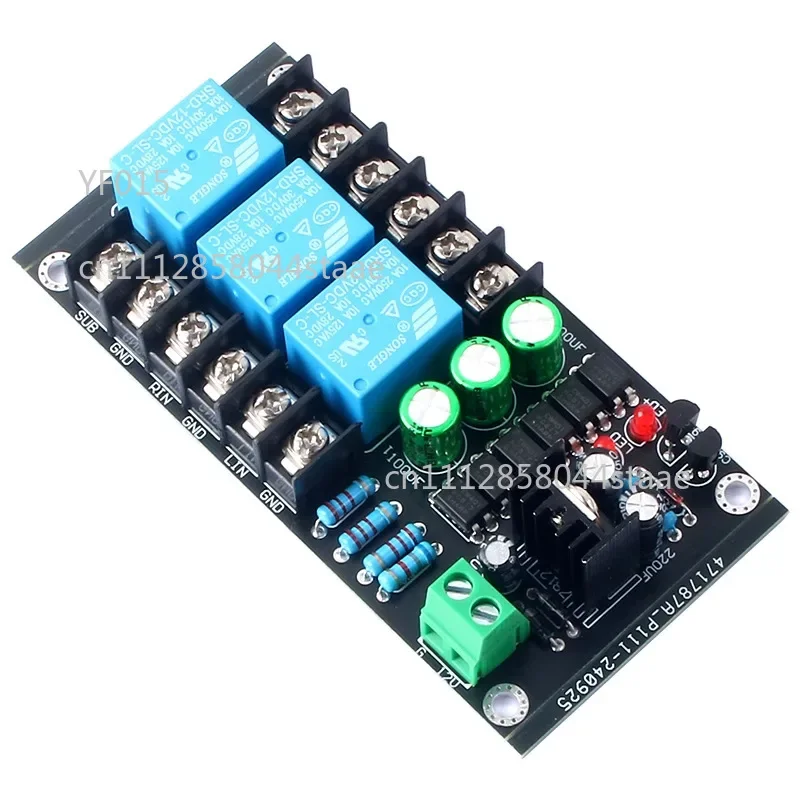 Class D Digital Amplifier Speaker Protection Board Class A Discrete Amplifier 2.1 Three Channel Delay Protection Module