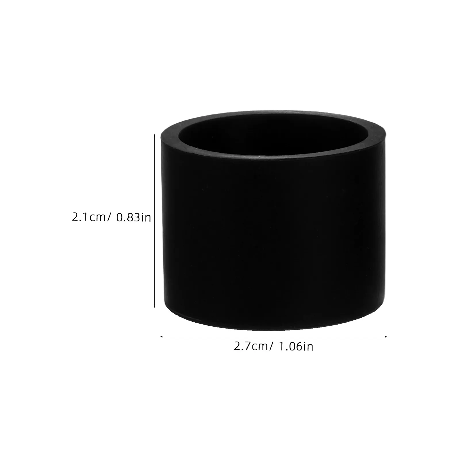 25Pcs Soft Silicone Protective End Caps Flat Head Door Stopper Caps Shockproof Bumper Tips Flexible Replacement Covers for Wall
