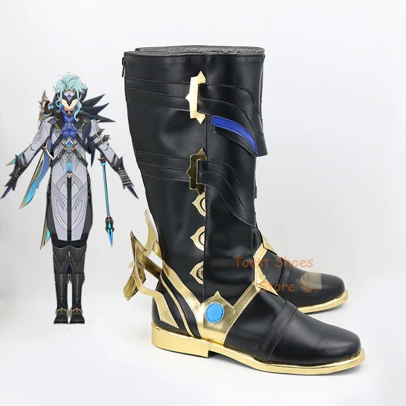 Juego Cosplay Comic Anime juego para Con fiesta de Halloween Cosplay disfraz Prop Genshinimpact Dottore zapatos