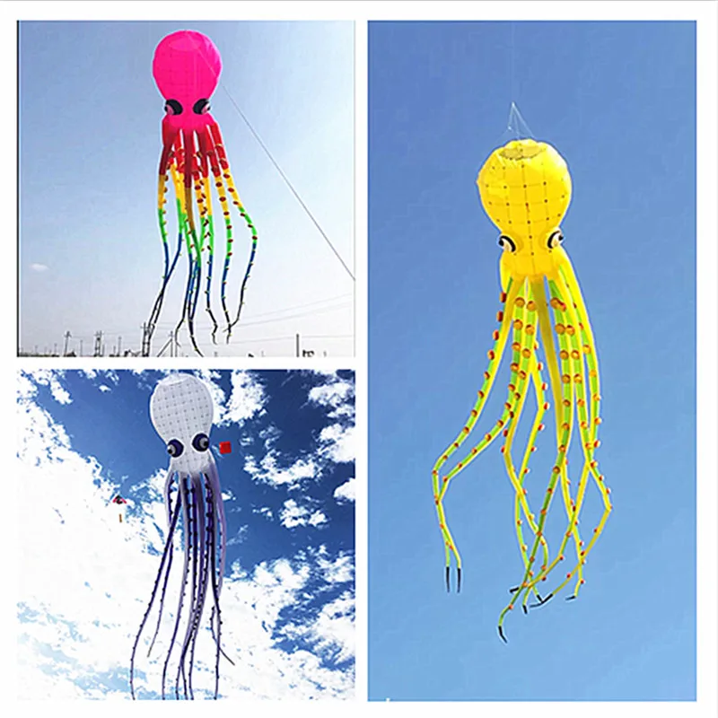 

Free Shipping 13m giant kites flying octopus kites professional wind kites soft kites paragliding equipment whale kite outdoor