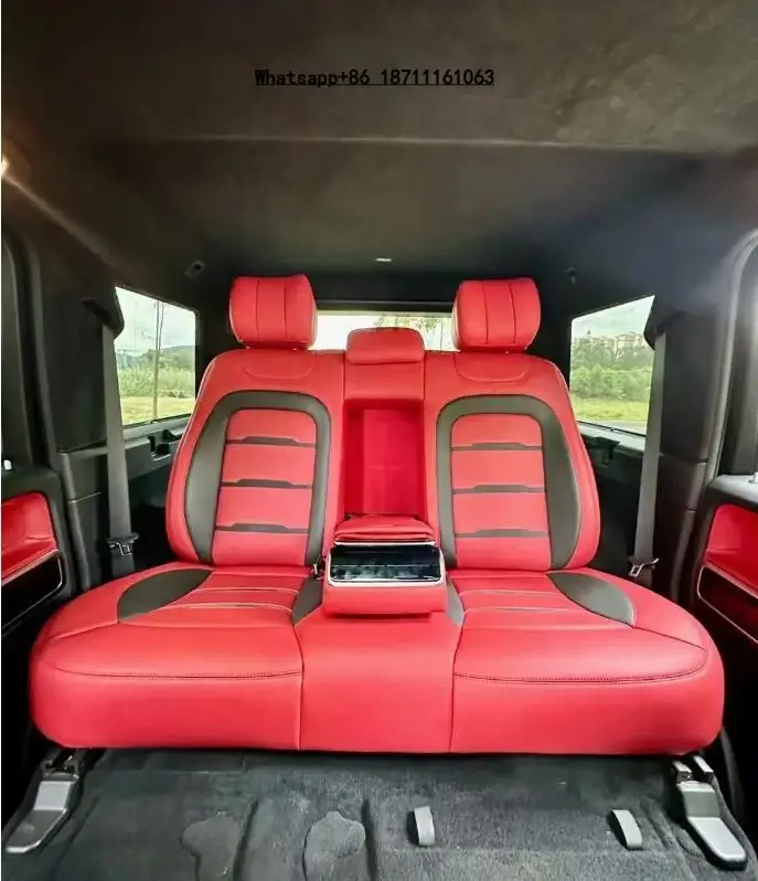 Assentos de Couro Aero de Luxo para Upgrade de Interiores de Carros G500/G63/G65/G350 Classe G - Peças e Acessórios
