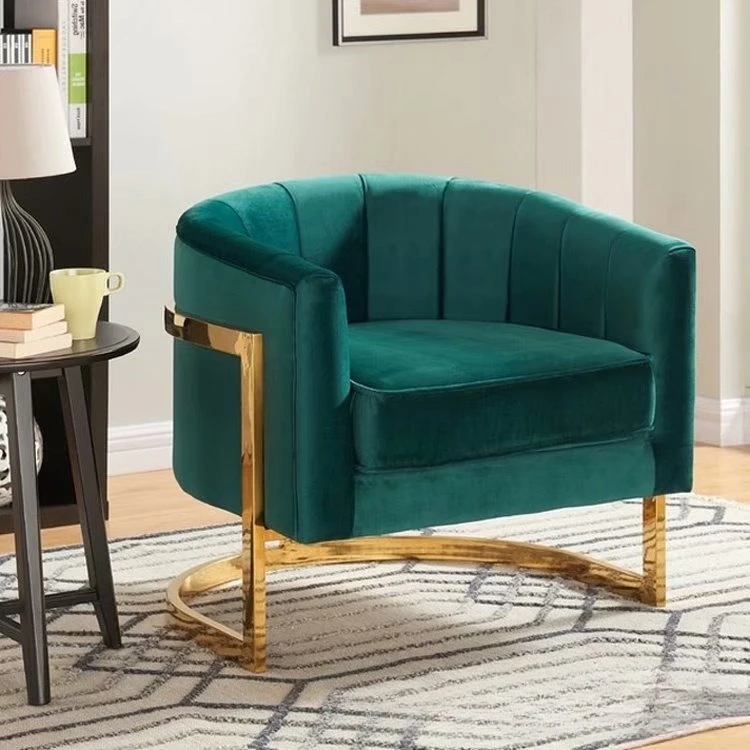 Flannel single sofa casual sofa sales office hotel fashion reception sofa chair