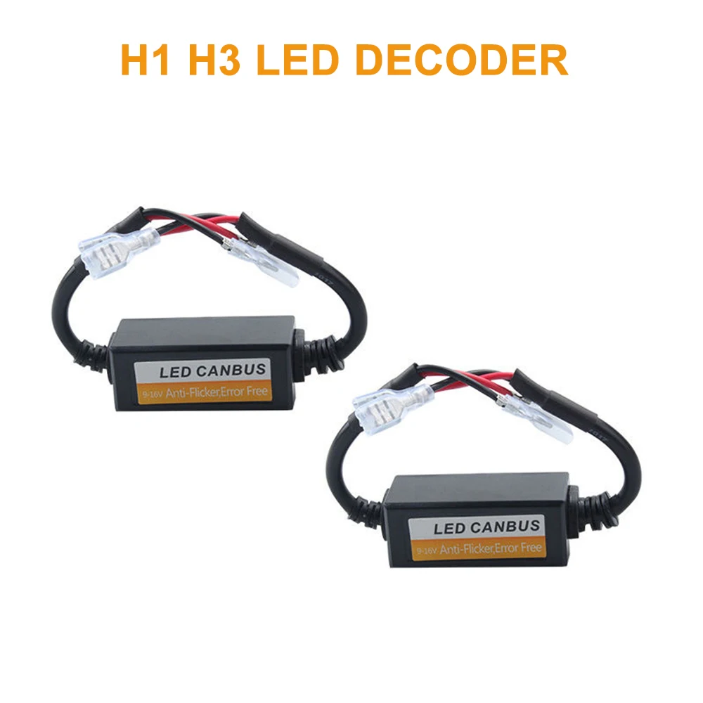 H1 H4 H7 H8 H11 9005 9006 Car LED Canbus Load Resistor Controller Warning Canceler LED Decoder Light Error Free 12V Resistance