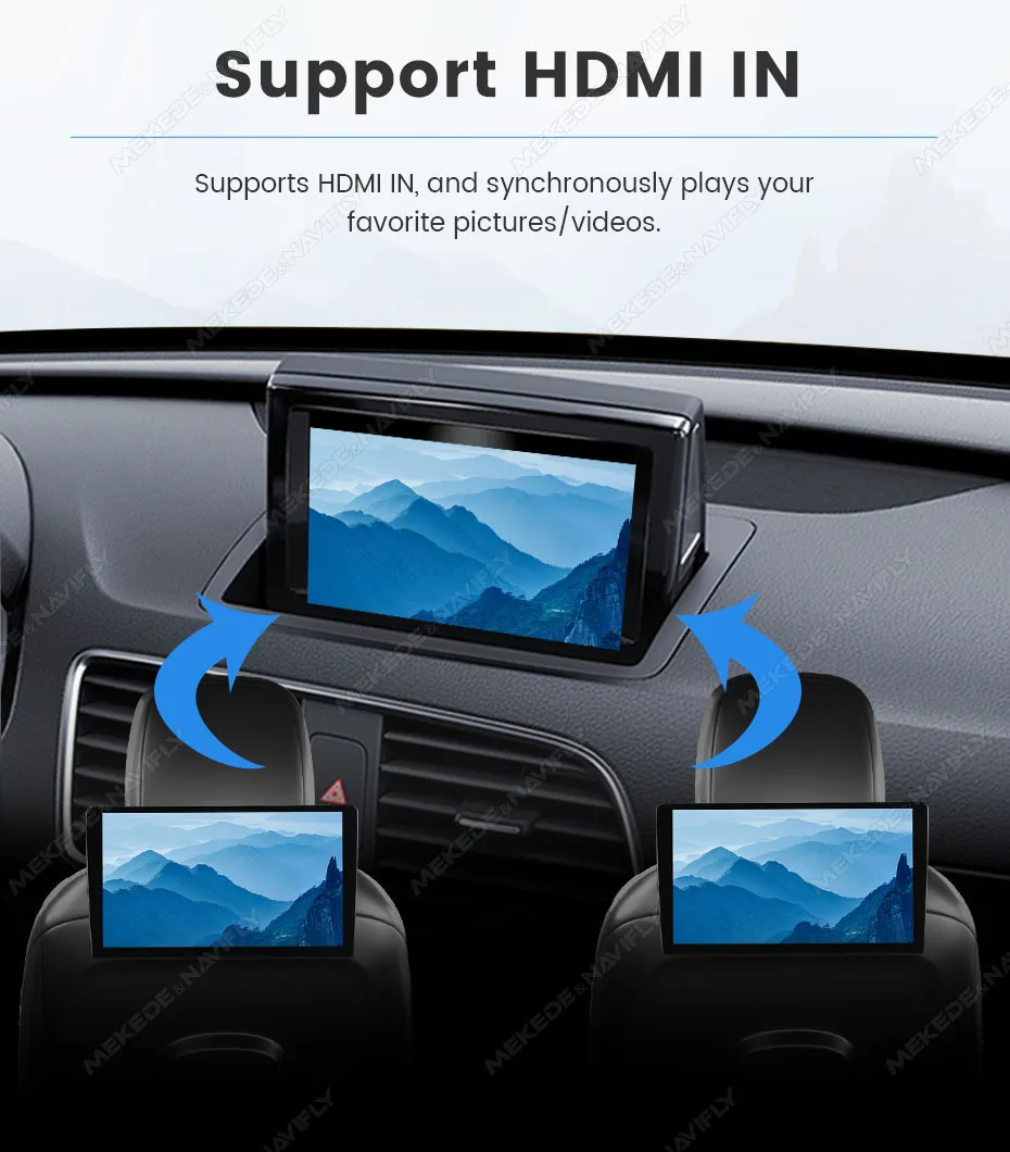 MEKEDE Wireless CarPlay Android Auto Decoder für Audi A1 Q3 A4 A5 Q5 MMI 2G Smart Video Box unterstützt Mirror Link, YouTube und Netflix. – Detail 15