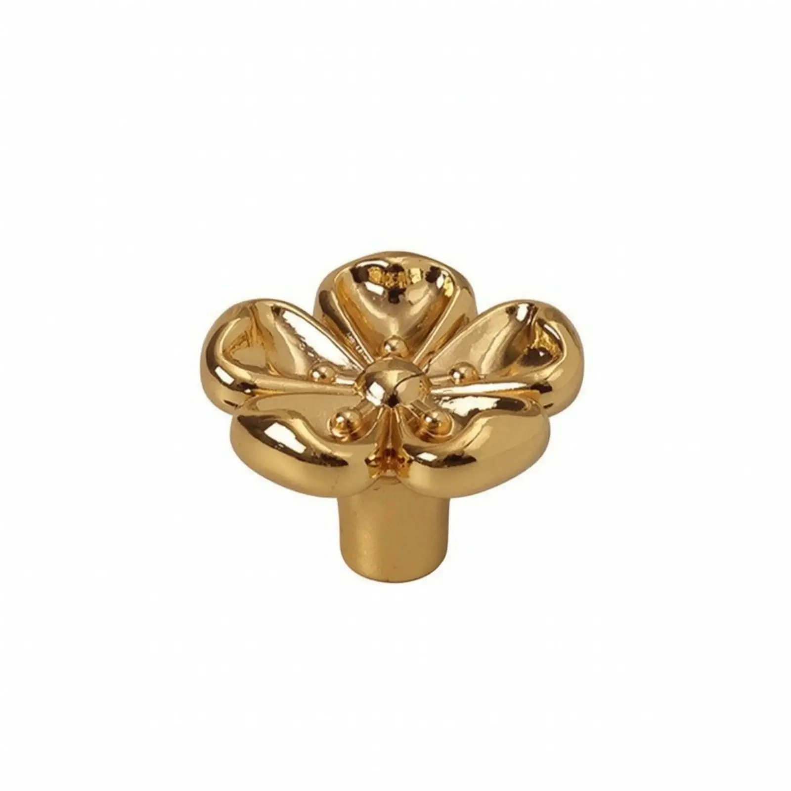 Vintage Style Brass Drawer Pull Handle for Cabinet Furniture Ornate Wrought Decorative Gold Surface Mounted Dresser Chest
