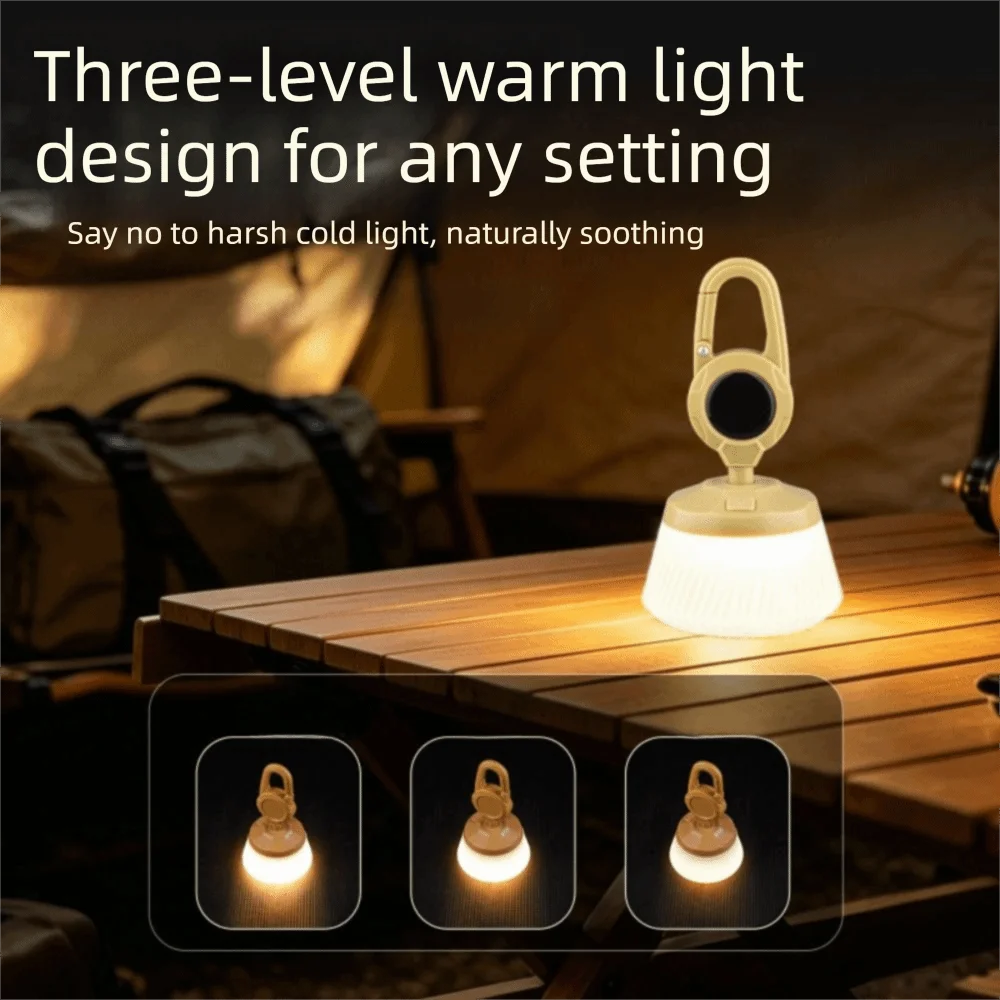 Table Lamp Retro Design Camping Lantern Hanging Hook Rechargeable Rechargeable Lantern Portable LED Camping Light Hiking