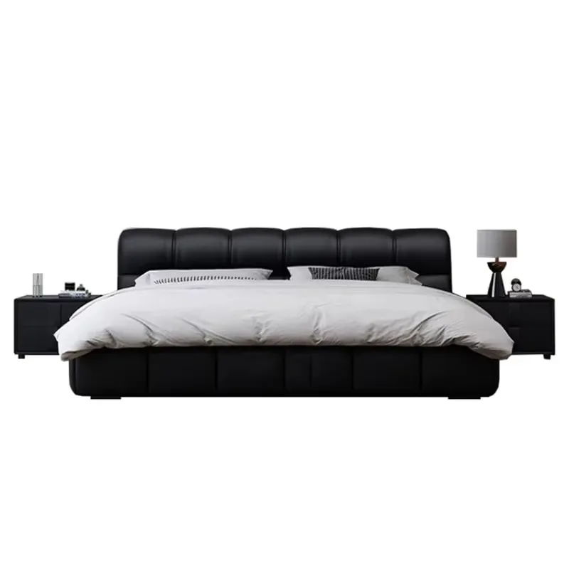 

#Elegant Modern Double Bed Frame Simple Luxury Modern Under Storage Bed Frame Full Queen Size Cama Moderno Lujo Home Furniture