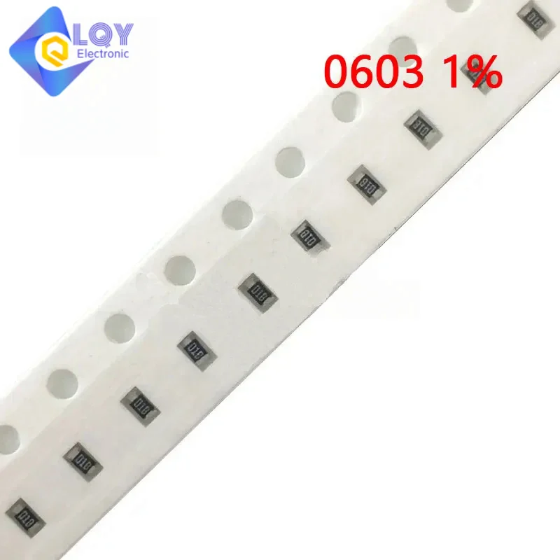 1% 0603 SMD resistor 0R ~ 10M 1/10W 0.1 0.22 10 100 150 220 330 ohm 1K 2.2K 10K 100K 0.1R 1R 10R 100R 150R 220R 330R 1M 100pcs