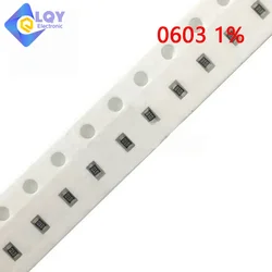 1% 0603 SMD резистор 0R ~ 10M 1/10W 0,1 0,22 10 100 150 220 Ом 1K 330 K 10K 2,2 K 0.1R 1R 10R 100R 150R 220R 330R 1M 100 шт.